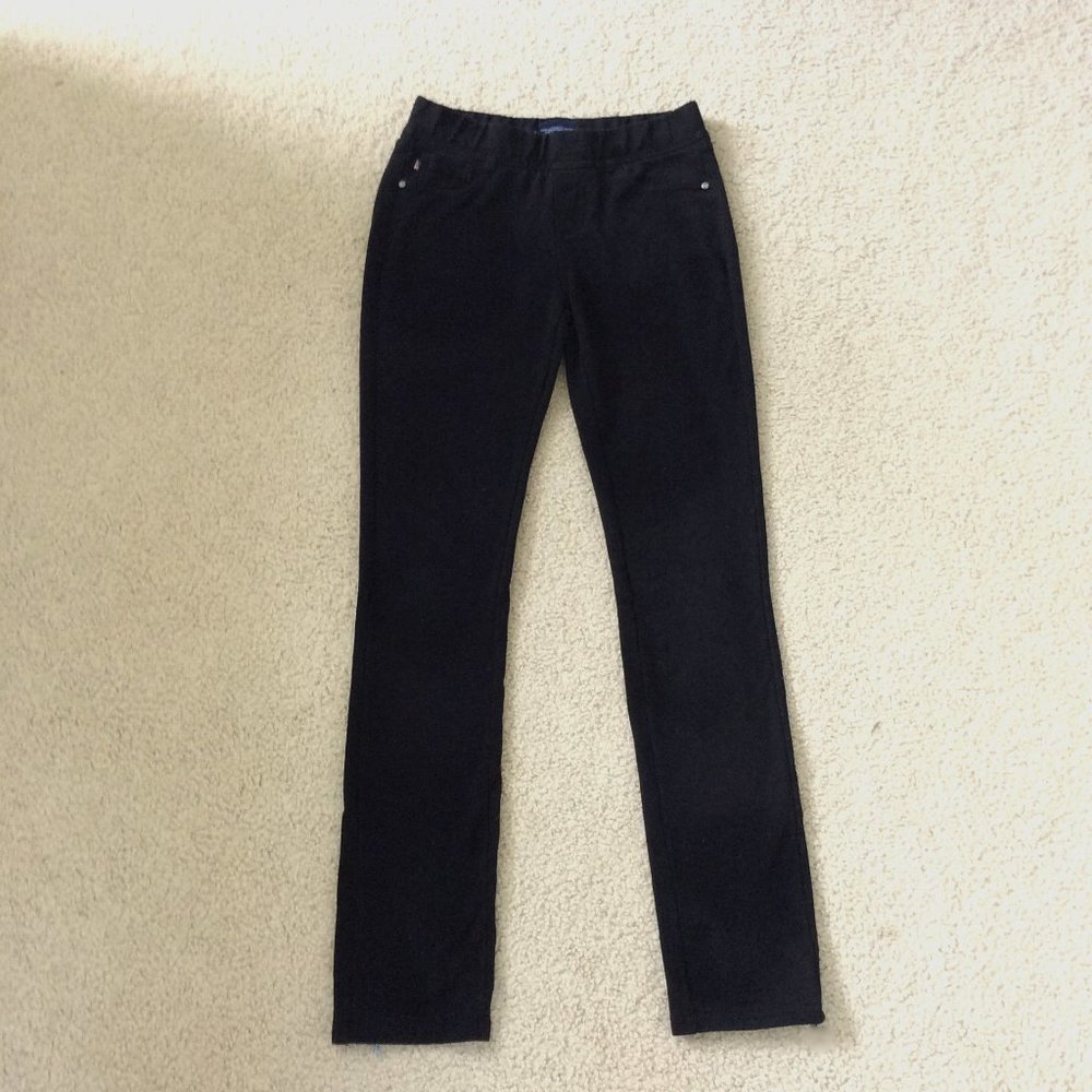🌵 Vigoss Black Jeggings Butterfly Detail Girls 12